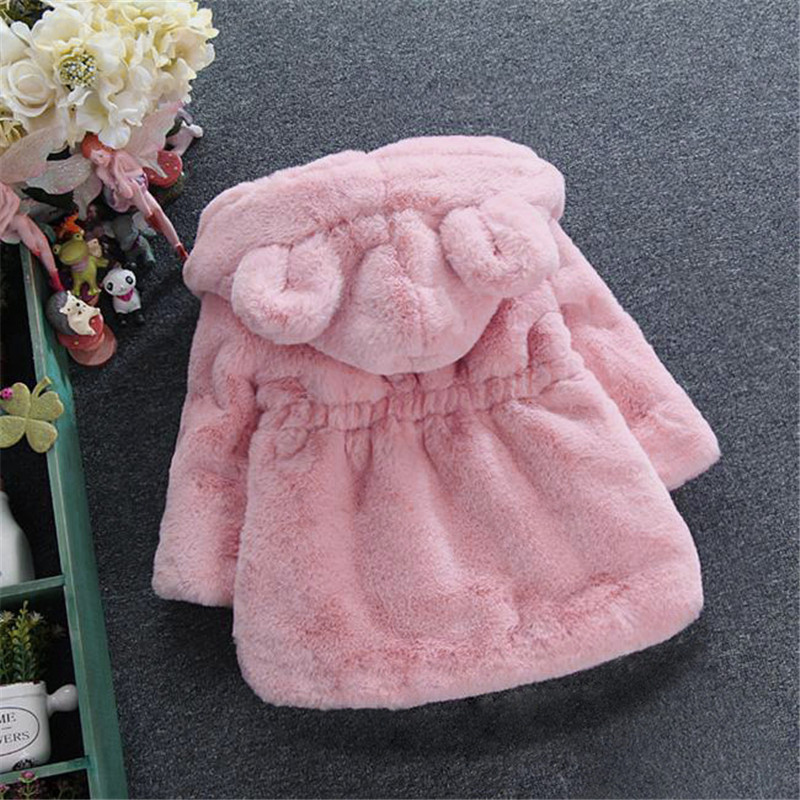 Baby Girl Fur Coat Winter Wear